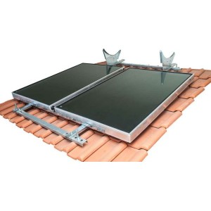 Helios Solar Βάση κεραμοσκεπής ηλιακού σετ διπλό συλλέκτη 200lt - 300lt Helios Solar Βάση κεραμοσκεπής ηλιακού σετ διπλό συλλέκτη 200lt - 300lt