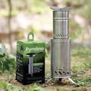 Pyrolino Camping – Φορητή Σόμπα Ξύλου & Pellet με Τριτογενή Καύση