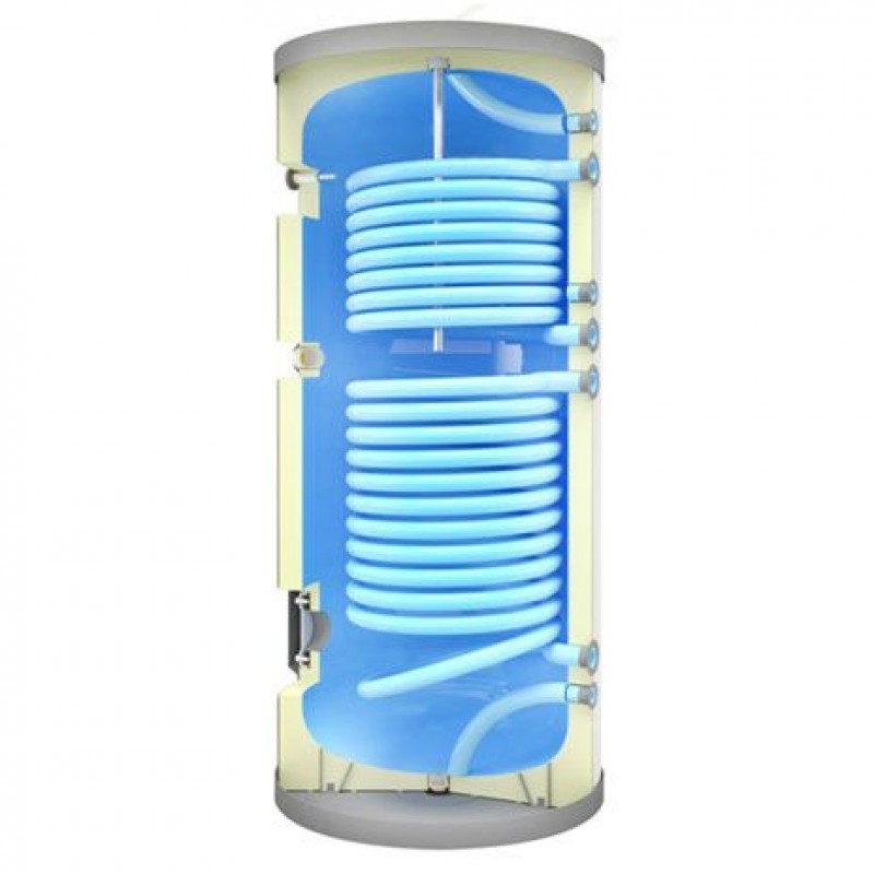 Boiler Λεβητοστασίου 400lt με δύο σερπαντίνες και με δερμάτινη επένδυση Boiler Λεβητοστασίου 400lt με δύο σερπαντίνες και με δερμάτινη επένδυση