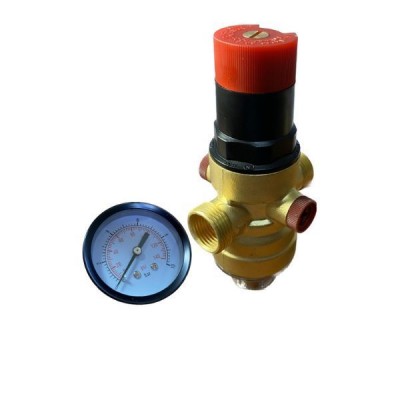 Μειωτής πιέσεως με 2 ρακόρ φίλτρο και μανόμετρο